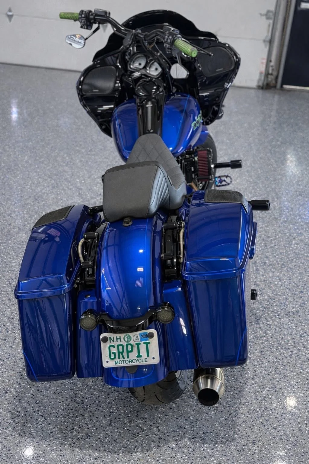 Detailed Harley motorcycle by Midnight Detailing in New Hampshire